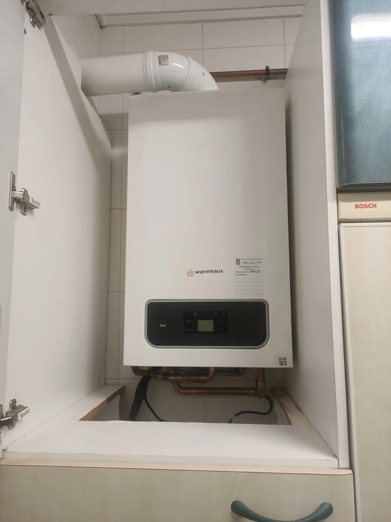 Caldera instalada en vivienda por Mantenimiento Ionel
